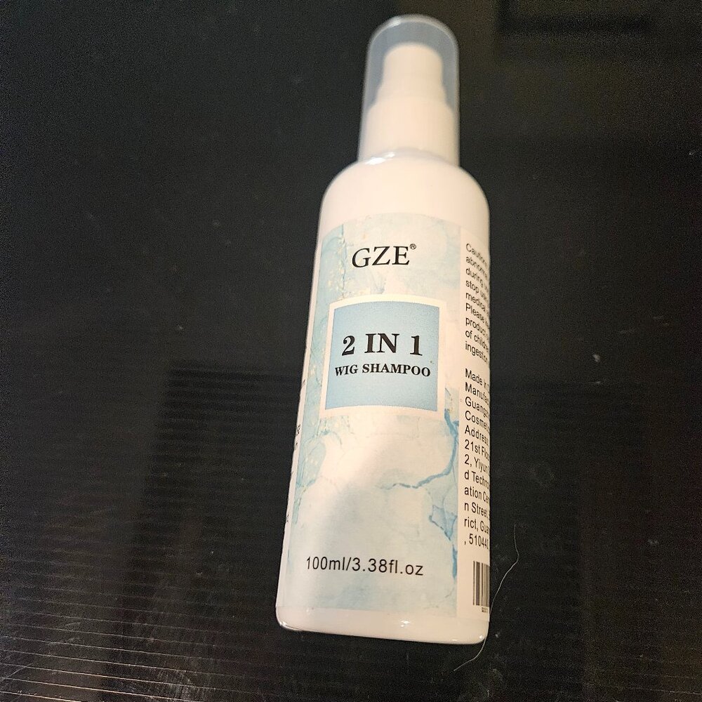 GZE 2-in-1 Wig Shampoo and Conditioner Revitalizes & Moisturizes Hairpieces